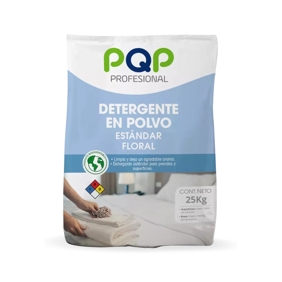 Detergente en Polvo Floral 25 Kg PQP