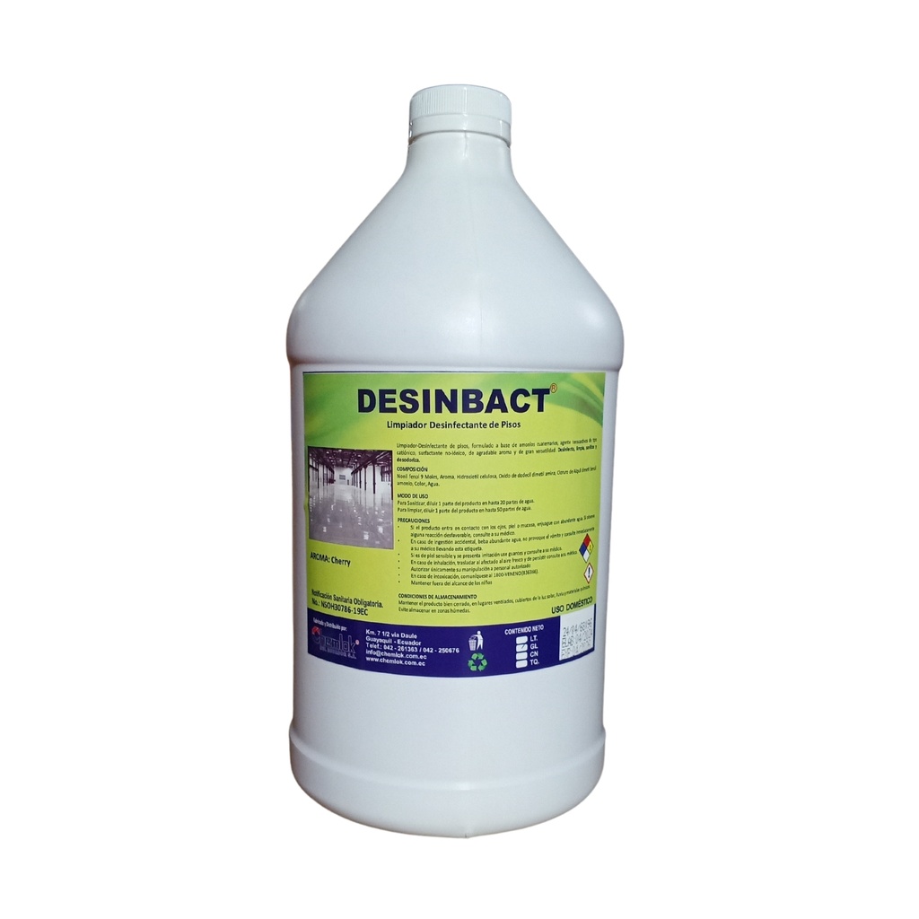 Desinfectante de Pisos Liquido Cherry Galon Chem