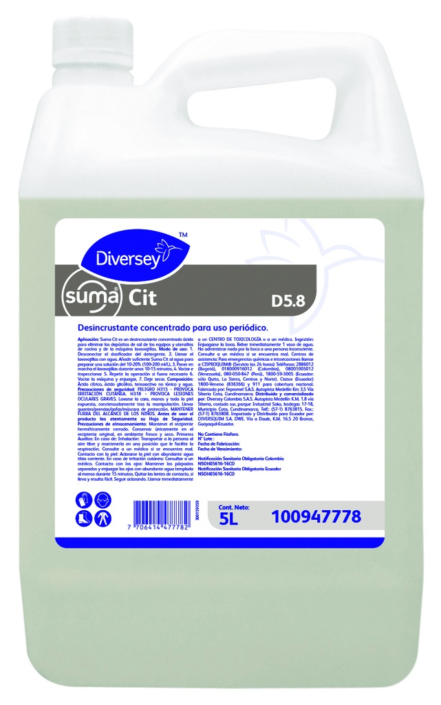 Suma Cit 5L DIVERSEY