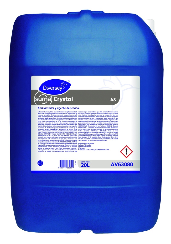 Suma Crystal 20L DIVERSEY