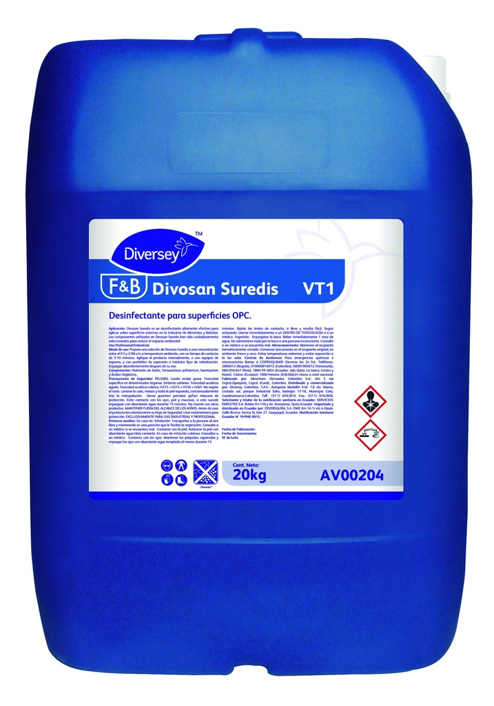 Divosan Suredis 20Kg DIVERSEY