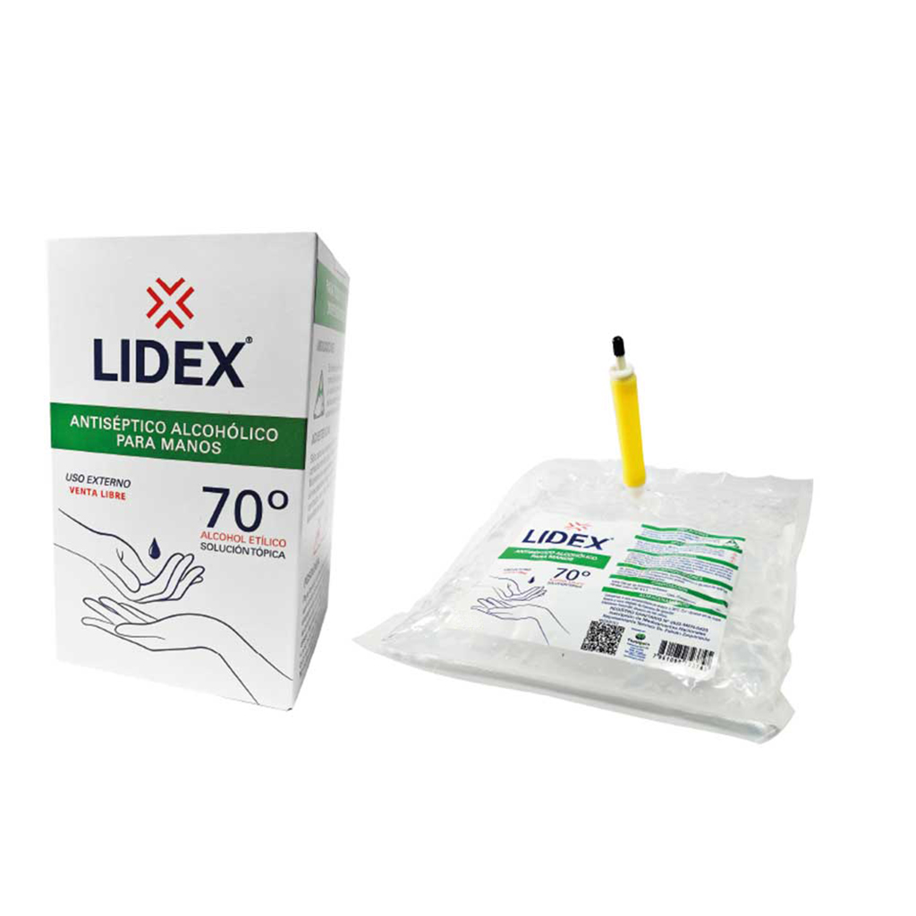 Alcohol de Manos Gel 70% Repuesto Sachet 1000 ml Lidex