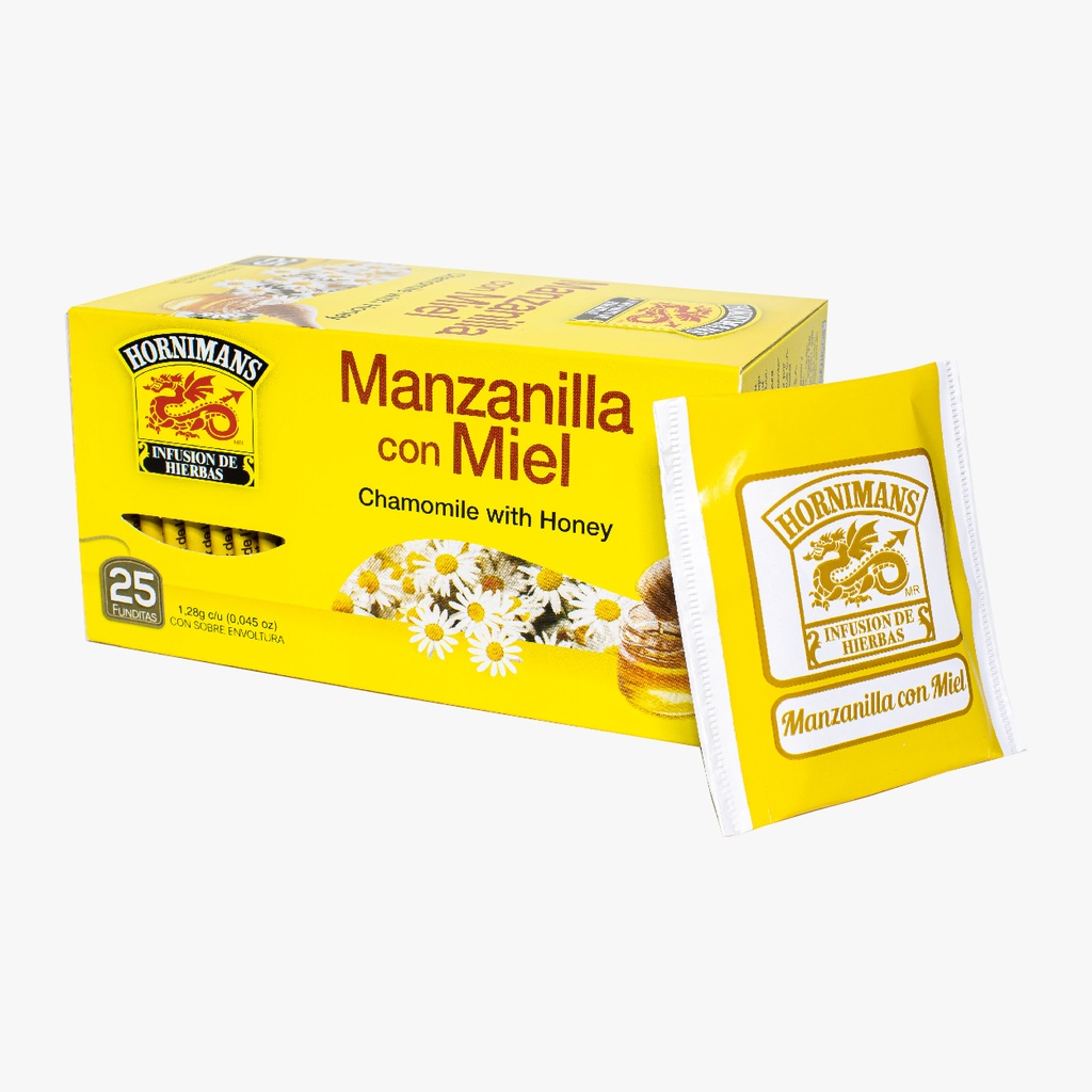 Te Manzanilla con Miel x 25 sobres Horminans