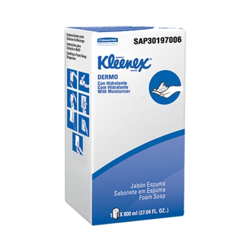 [30228072] Jabon de Manos Espuma Repuesto 800 ml Dermo Kleenex
