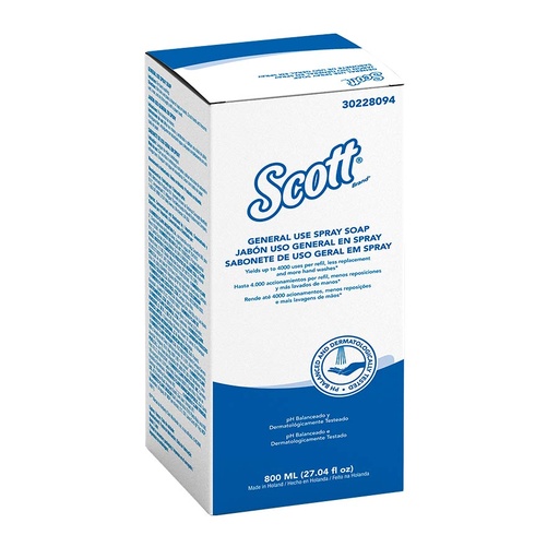 [30228094] Jabon de Manos Spray Repuesto 800 ml Scott