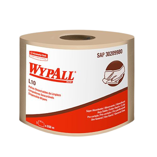 [30243071] Limpion Industrial Natural L10 Hoja Sencilla Rollo 650 m Wypall