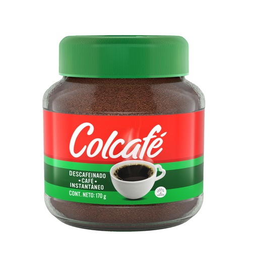[ITM000000064] Café Instantáneo Granulado Descafeinado 170gr Tapa Verde Colcafe