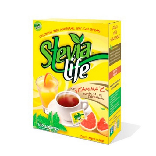 [ITM000000629] Edulcorante Paq x 100 sobres Stevia Life
