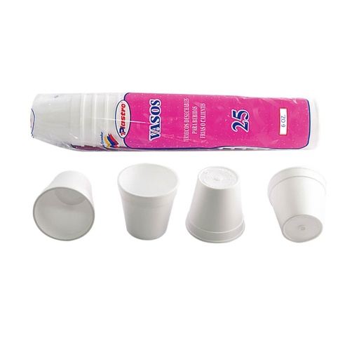 [ITM000000114] Vasos Termicos 6 oz Paq x 25 uds
