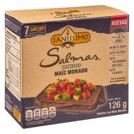 [ITM000000882] Galletas Salmas de Maíz Morado Sin Gluten Paq 126 gr Sanissimo