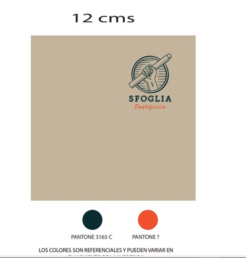 [ITM000001007] Servilleta Natural Sfoglia x2 Tinta Cj x 50 paq x 100 servilletas de 24x24 cm