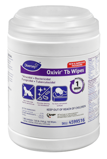 [4599516] Oxivir TB Wipes 160Wipes DIVERSEY