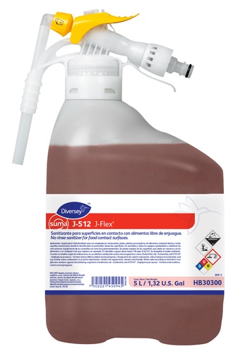 [HB30300] Suma J-512 Sanitizer 5L Jflex DIVERSEY